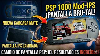 PSP 1000 Mod de Pantalla IPS y Cambio de Carcasa paso a paso