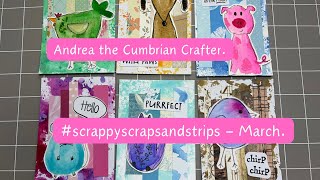 #scrappyscrapsandstrips - March. Hosted by Lynn @contentacrafts