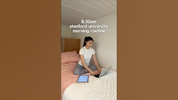 6:30AM Stanford University Morning Routine 💫 #college #vlog #studywithme #productivity #studytips