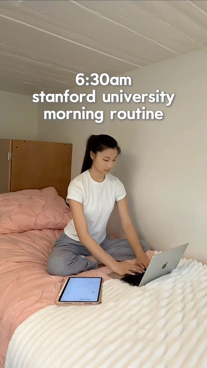 6:30AM Stanford University Morning Routine 💫 #college #vlog #studywithme #productivity #studytips
