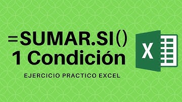 Usar la función SUMAR.SI EN EXCEL