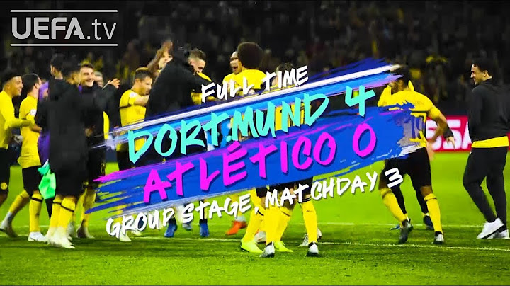 #UCL Fixture Flashback: Dortmund 4-0 Atlético