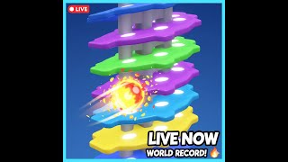 🔥 STACK BALL LIVE — World Record Speedrun Attempt! 🟡 INSANE Levels!! #shortslive