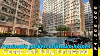 V384-24 Peninsula garden midtown homes 2 bedrooms condominium unit furnished