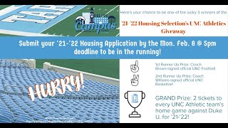 '21-'22 Housing Selection/UNC Athletics Giveaway!!