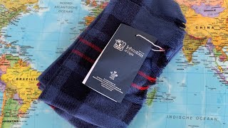 Affordable And Classic Ultrafine Merino Wool Scarf Tartan by Johnstons of Elgin | Review