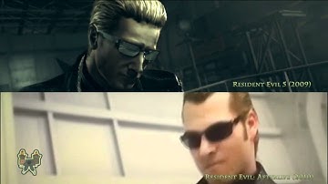 Wesker Comparison - RE5 vs RE:Afterlife