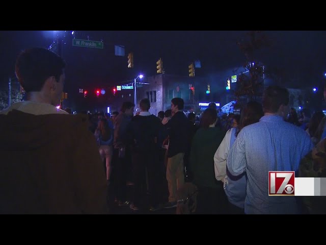 A look at Franklin Street after UNC's win at Duke class=