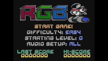 RGB (game, 2014) - Atari XL/XE gameplay