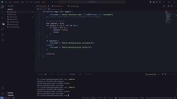 Demonstration for Matrix Multiplication execution time between CPU and GPU