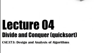 Quicksort Algorithm (Part-1) | Pseudocode, Simulation & Examples | Full Bangla Tutorial 2025 (DAA)