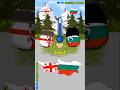 Georgia vs the world Part2 🇬🇪 #countryballs #shorts #georgia