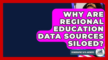 Why Are Regional Education Data Sources Siloed? - Demographic Data Answers