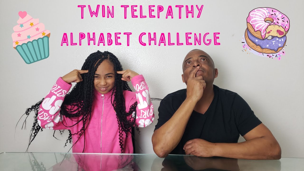 Twin Telepathy Alphabet Challenge Part 1 Sweets - YouTube