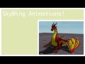 SkyWing animations + SandWing music in Wings of Fire (The Journey)!