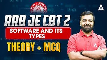 RRB JE CBT 2 | Software and Its Types MCQ | RRB JE CBT 2 Computer Classes | by Deepmani Sir