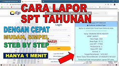Tutorial e-Filing 2019: Cara Melaporkan SPT Tahunan dengan Cepat - Durasi: 8.55. 
