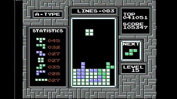 Tetris (NES) 100 Lines in 4:47