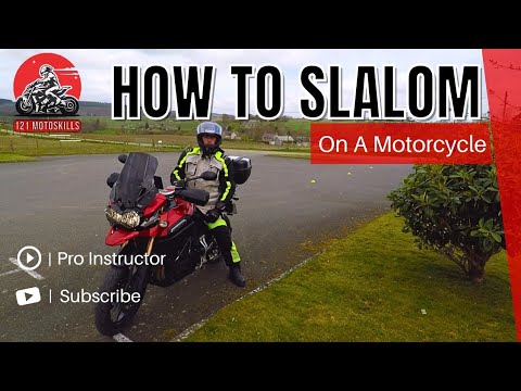 How To Slalom On A Motorcycle | GREAT FOR UK MOD 1 TEST PREP!