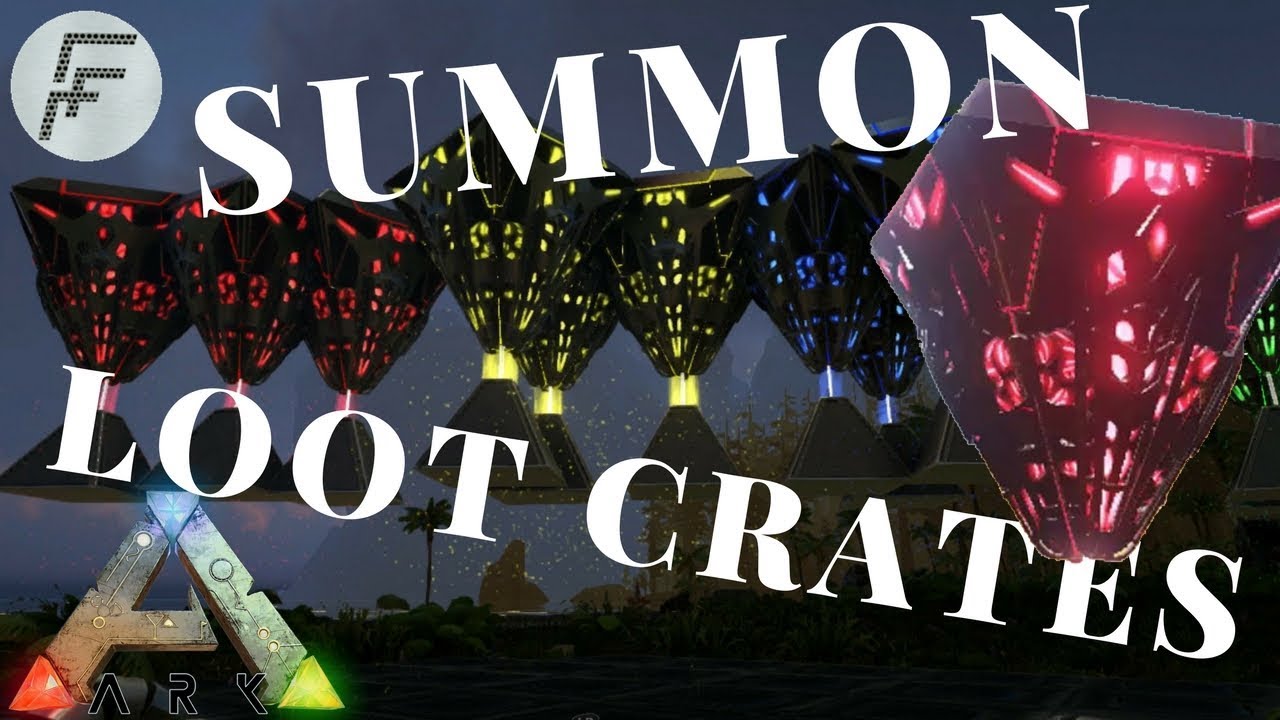 Loot Crate Admin Commands Ark Survival Evolved Youtube