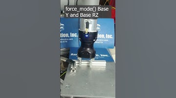 Universal Robots force_mode() script demo