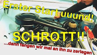 No Clickbate 1. Start Beim Neuen Motor Geht Mächtig Schief!! Komplett Zerlegen Bitte!