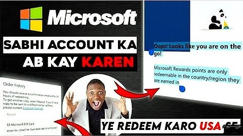 FINALLY 🤩 MICROSOFT REWARDS REDEEM PROBLEM SOLVED | MICROSOFT REWARDS PROBLEM FIX #microsoftrewards