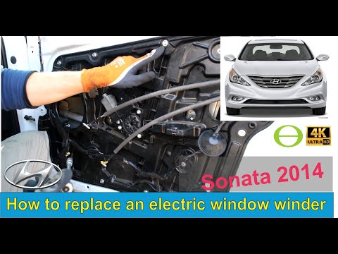How to replace the electric window winder in a 2014 Hyundai Sonata
