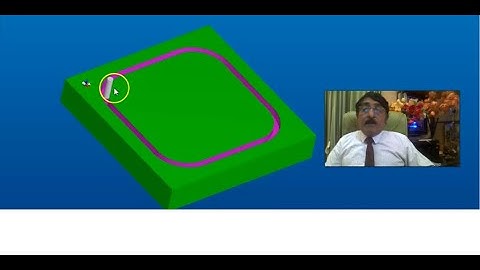 CNC Profile Milling Demo Using EdgeCAM - Problem-1 -Session-2