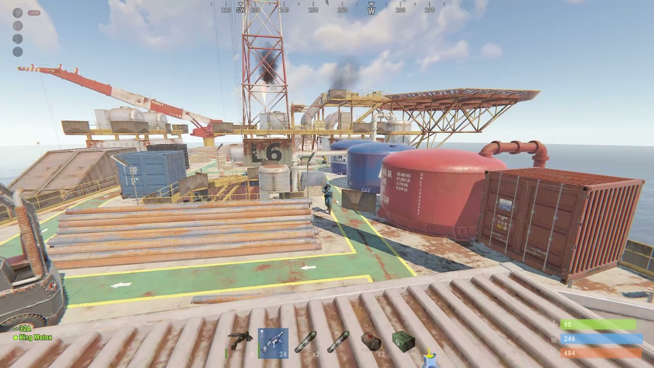 Scientists on Large Oil Rig are ALL BROKEN - Rust - YouTube