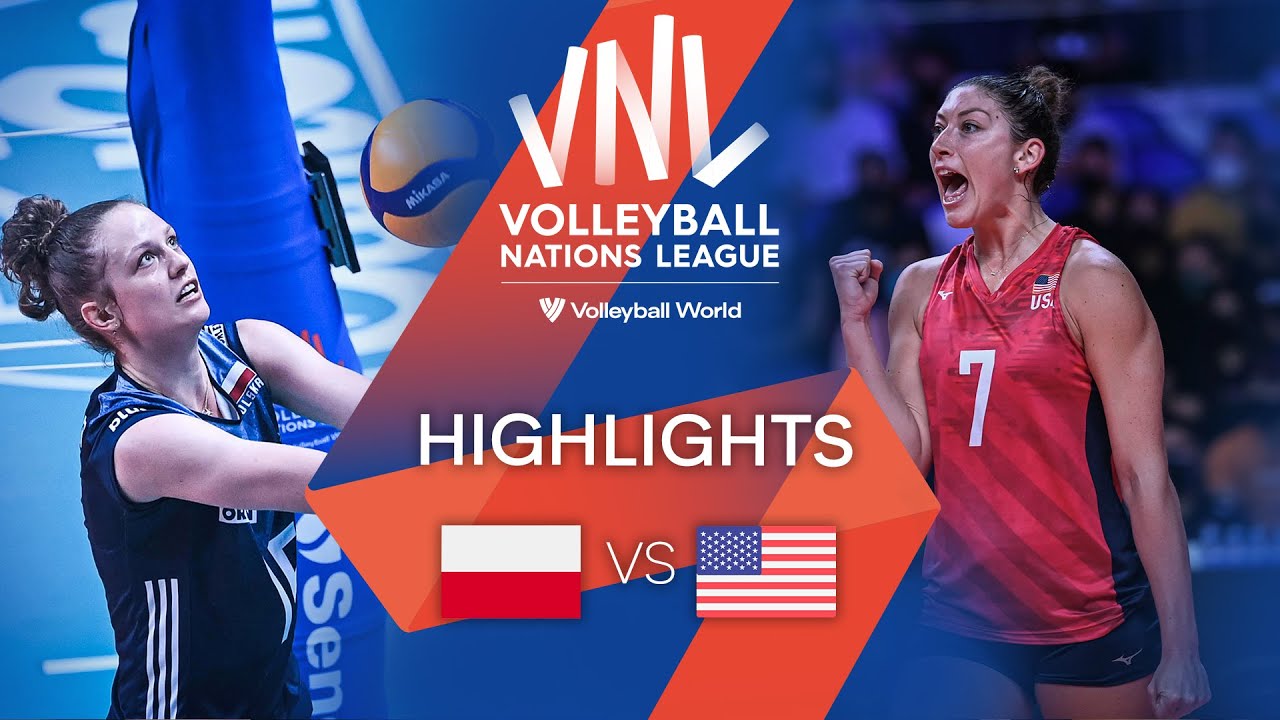 USA women sweep Poland to improve to 5-1 in Volleyball Nations League Volleyballmag