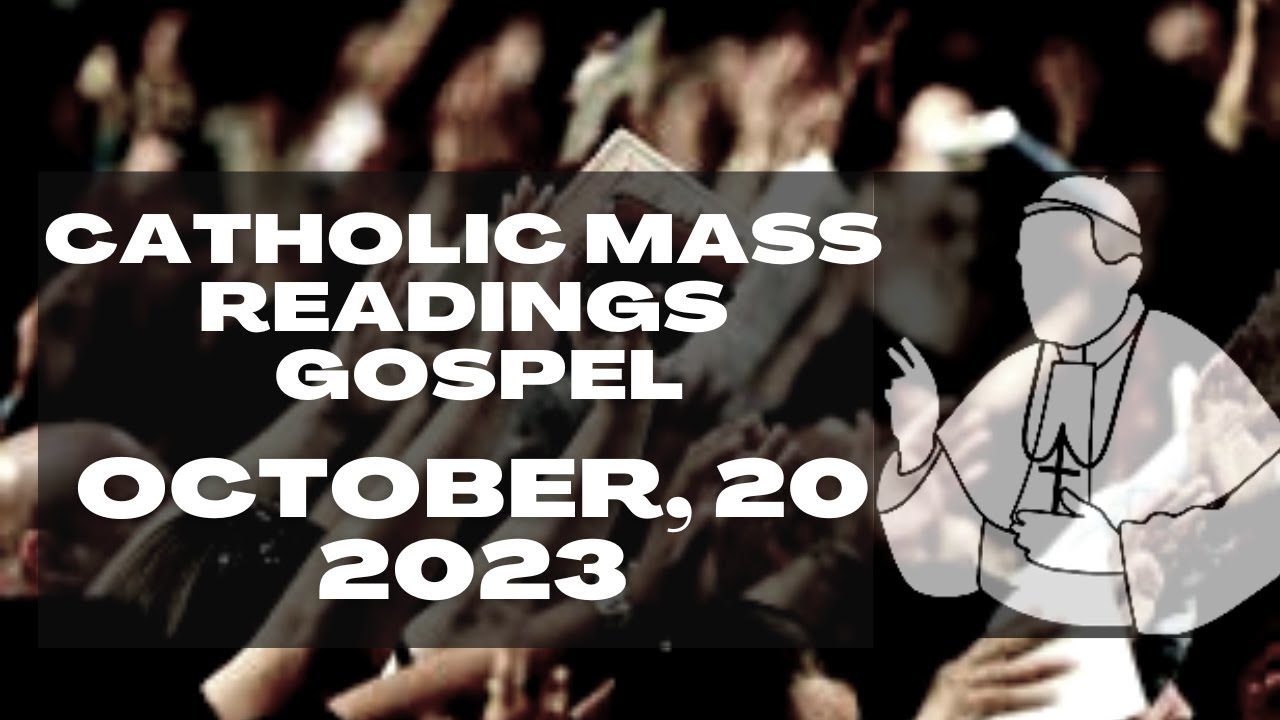 Daily READINGS Today October 20th, 2023 Catholic MASS - YouTube