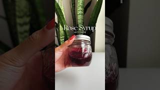 Rose syrup - perfect syrup from spring homecafe homemadesyrup