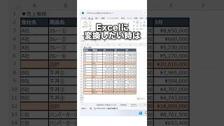 PDFをExcelに変換する方法