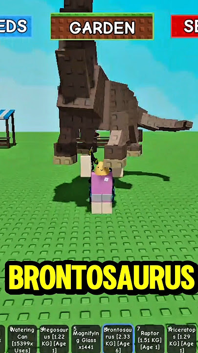 BRONTOSAURUS IS GOOD ☠️#growagarden #roblox