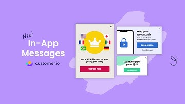 In-app messages in Customer.io