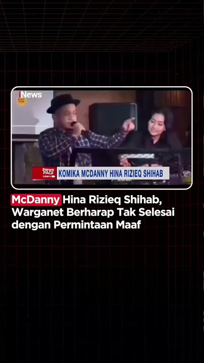 McDanny Hina Rizieq Shihab, Warganet Berharap Tak Selesai dengan Permintaan Maaf
