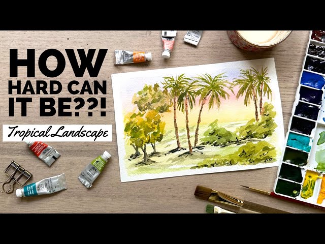 Watercolor on Regular Paper: Does It Actually Work? - By Heidi Grace