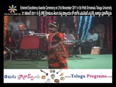 Pardhavi Bangaram Dance in Eminent Excellency Awar...