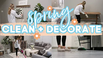 NEW! SPRING CLEAN + DECORATE | EXTREME CLEANING MOTIVATION | NEW HOME DECOR | Lauren Yarbrough