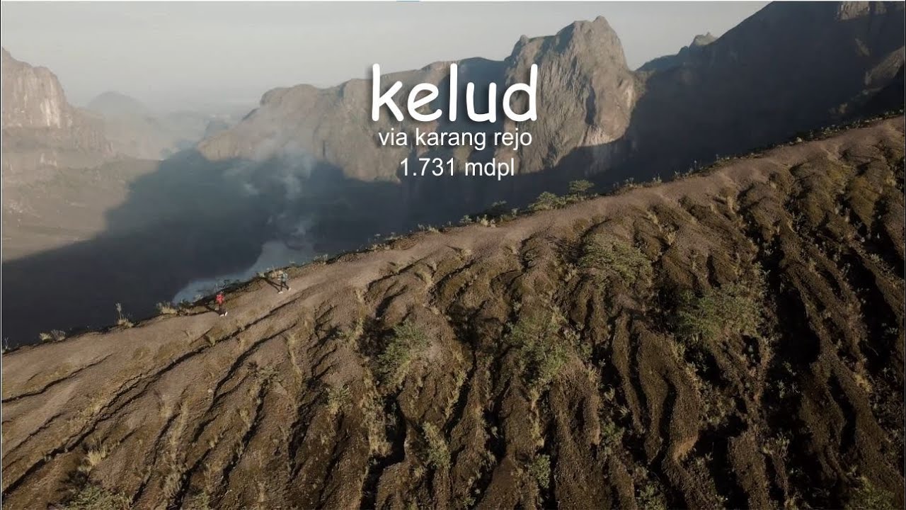 Gunung kelud waktu sepi Indah banget woi