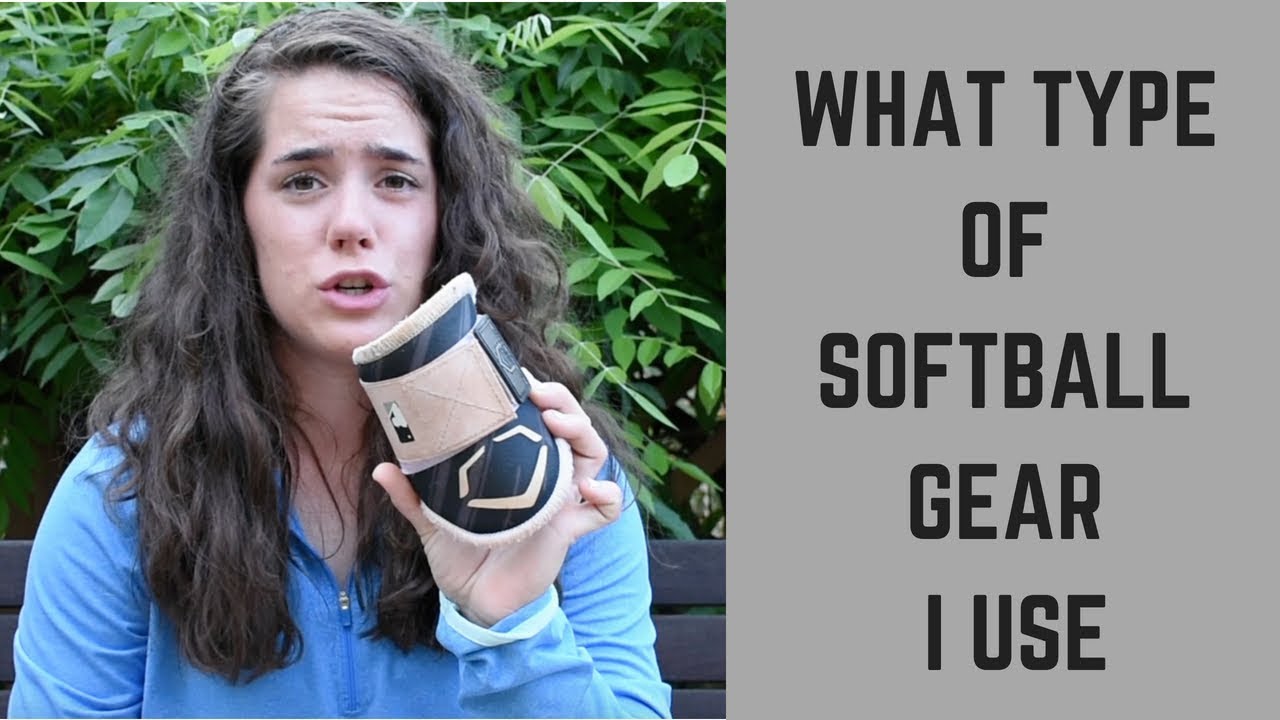 What type of softball gear I use YouTube
