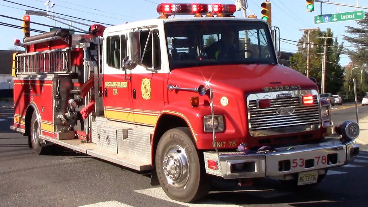 West Long Branch Fire Department Engine 5378 Responding 101919 YouTube