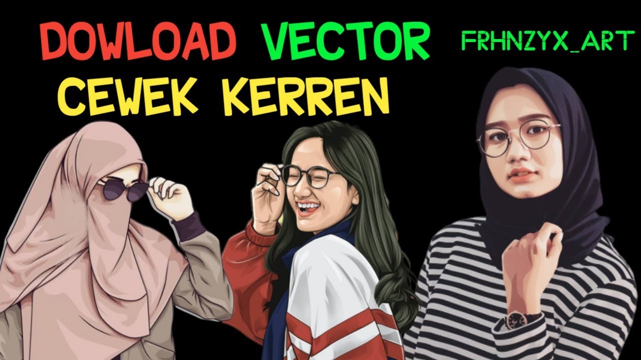 100 Vector Cewek Free Dowload In Deskripsi Youtube