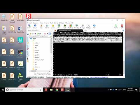 connecting to linux server and git