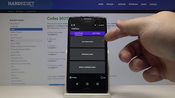 How to Open Test Mode in MOTOROLA Moto E4 - Hardware Test Mode