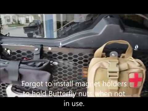 Fj Cruiser Rear Door Storage Detailed Youtube