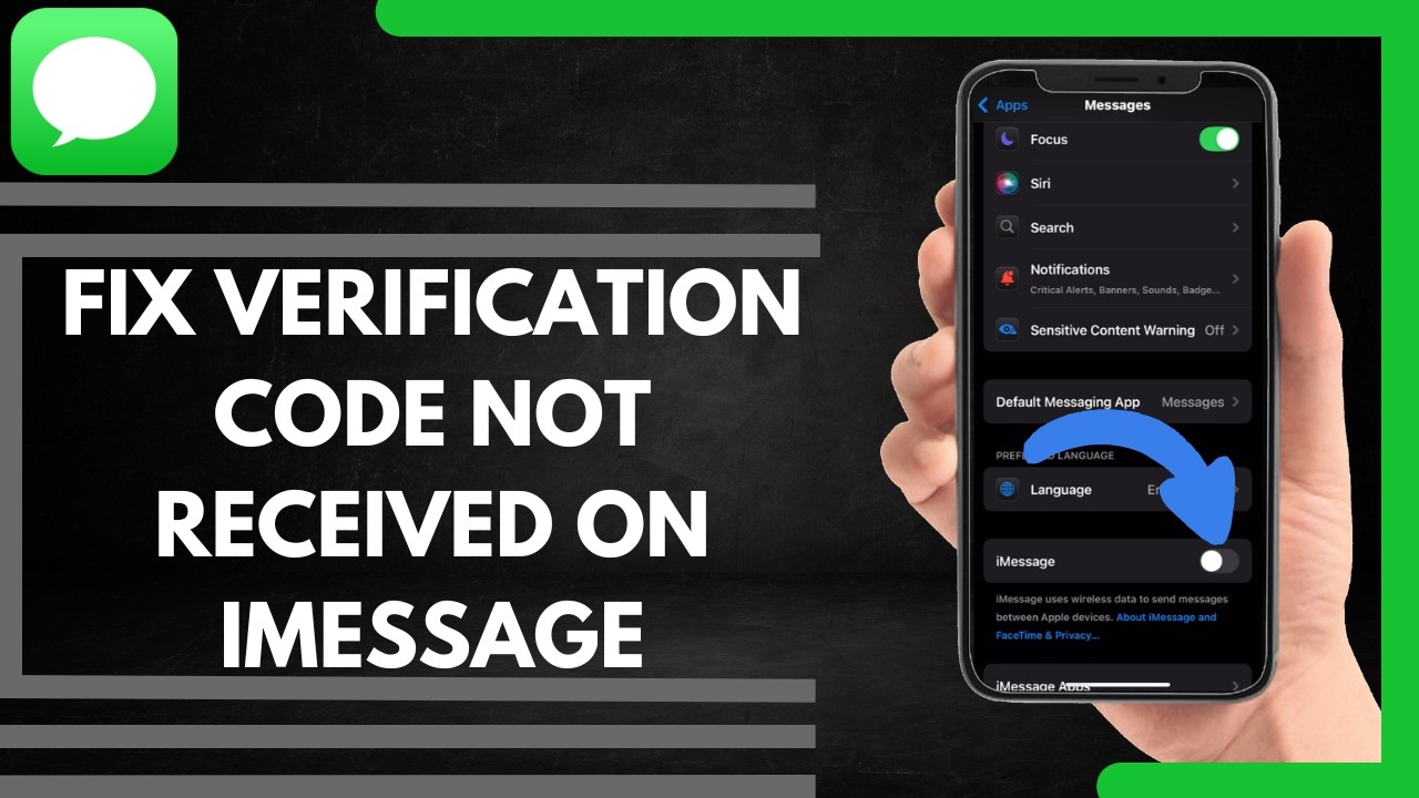 How To Fix Verification Code Not Received On iMessage - YouTube