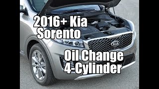 How TO: 2016+ Kia Sorento 4 Cylinder Oil Change
