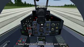 L-39ZA -Albatros - S5 Rockets Tutorial -Flightgear